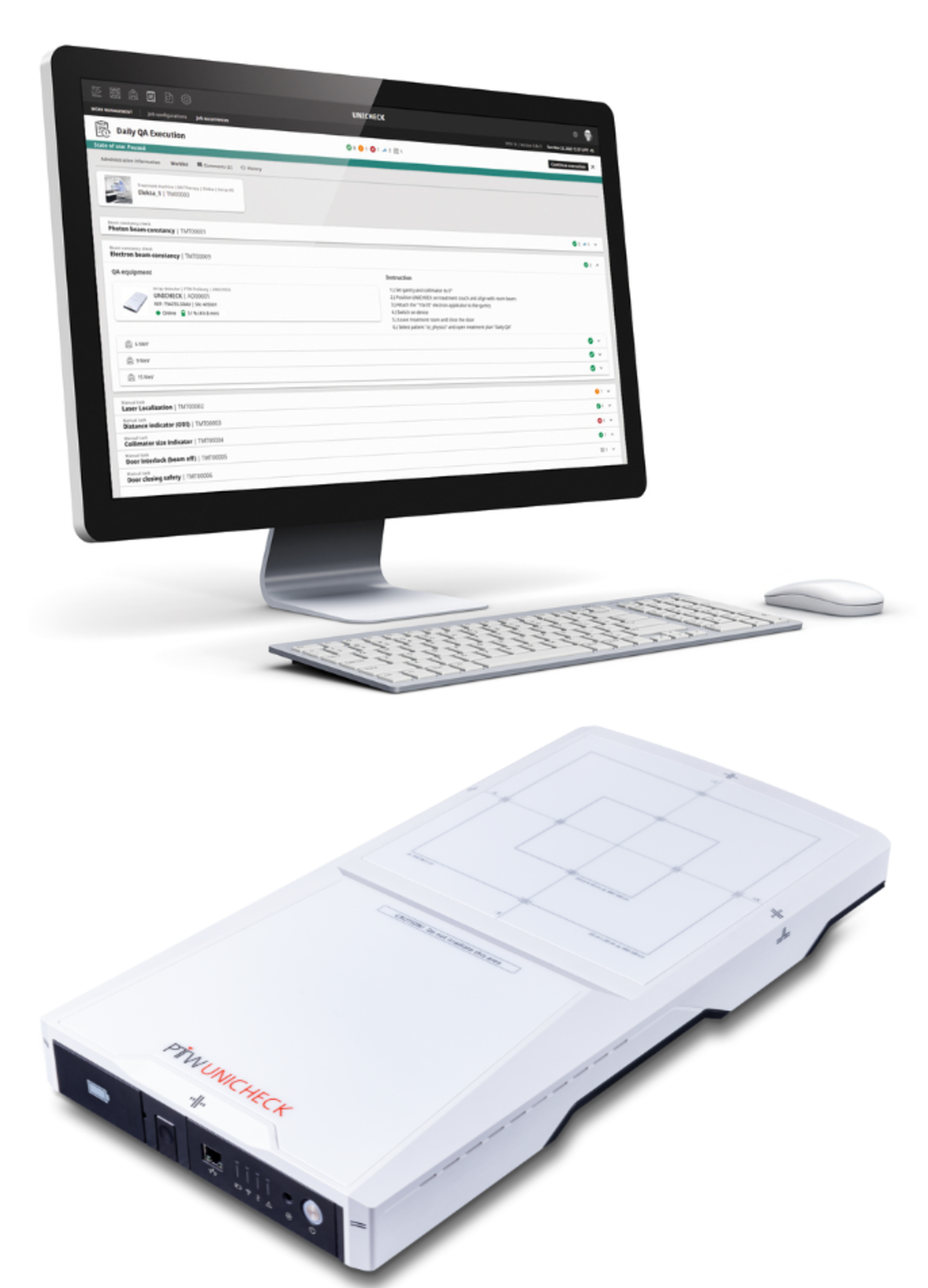 UNICHECK Daily QA: hadware and software