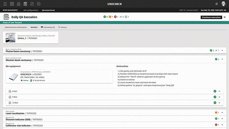 UNICHECK software screenshot